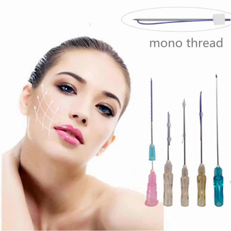pdo wpdo pcl labios faciales elevación de hilo afilado 26g 29g 30g 38mm 100mm 90mm