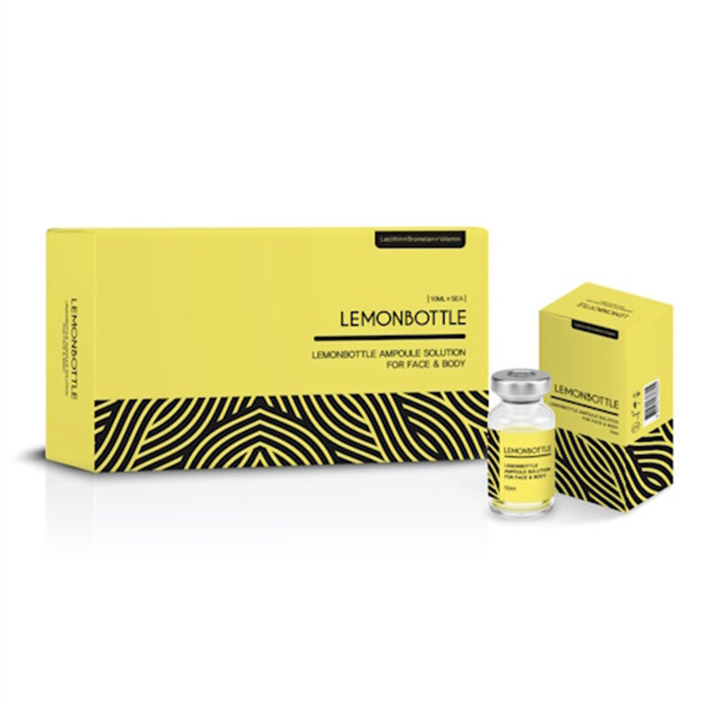 Solución de grasa de Corea Botella de limón 10ml*5 Disolvente de grasa