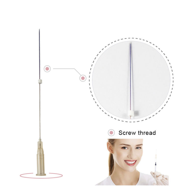 Mejor precio pdo wpdo pcl materiales mono doble tornillo de cuerda labios faciales elevación de hilo afilado 26g 29g 38 mm 13mm 12mm 100mm 90m