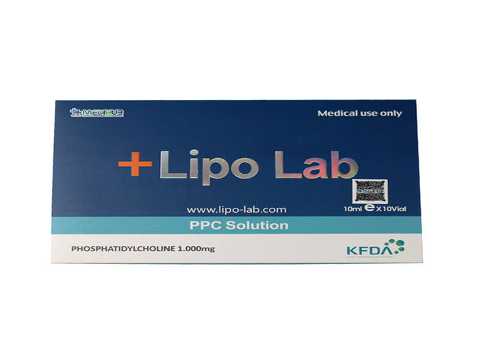 Lipo Lab Ppcs Solución de pérdida 8Ml x 10Vails Disolvente de grasa inyección adelgazante Lipo Lab