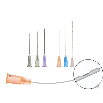 Inyección de belleza Micro Cánula Aguja de punta contundente 14g 15g 16g 18g 22g 38mm 50mm 60mm 70mm